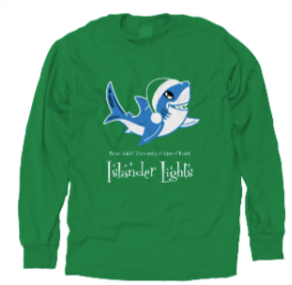 Long Sleeve Islander Lights Shark Shirt