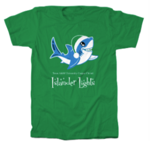 Short Sleeve Islander Lights Shark Shirt